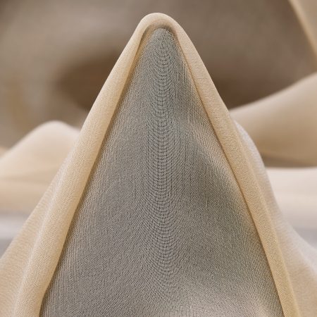 CHIFFON, SILK, ALMOND
