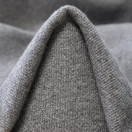 FRENCH TERRY, COTTON, WOOL, DECEMBER SKY