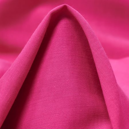 SATIN, LINEN, VISCOSE, FUCHSIA ROSE