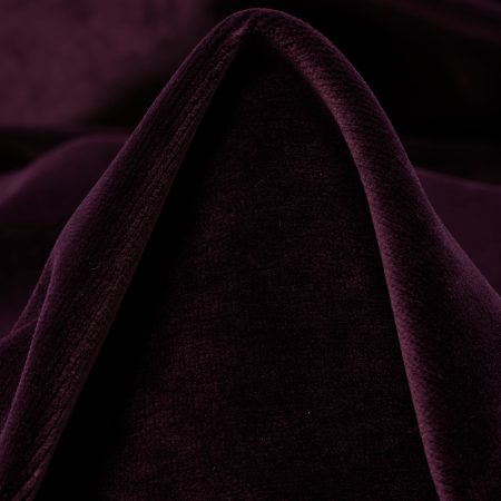 Velvet, Cotton, Dark Plum