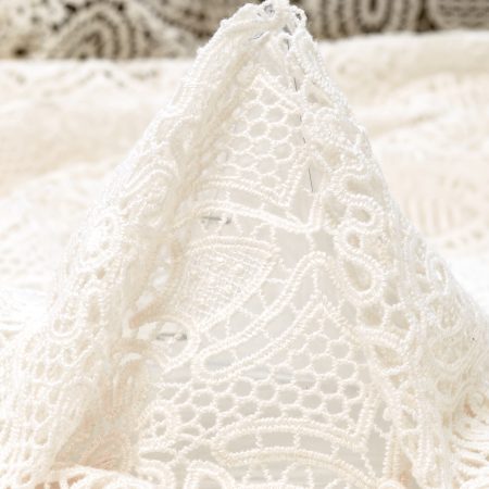 Lace, Cotton, Floral, Snow White