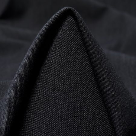 Twill, Virgin Wool, Cotton Blend, Night Sky