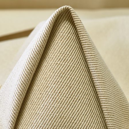 Twill, Linen, Stiff, Bone White