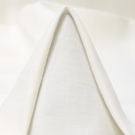Twill, Cotton, Linen, Lucent White