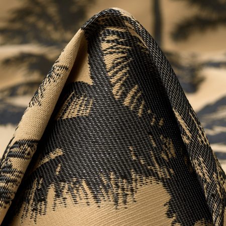 Jacquard, Floral, Mojave Desert&Raven Black